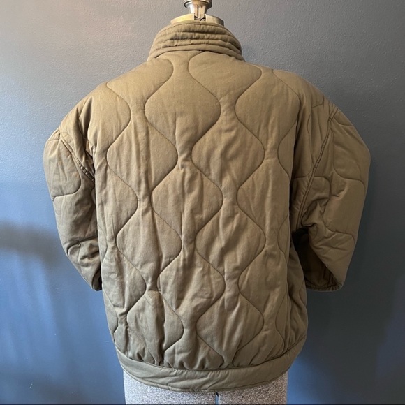 BRAND NEW j2 army green quilted jacket! - Picture 5 of 11